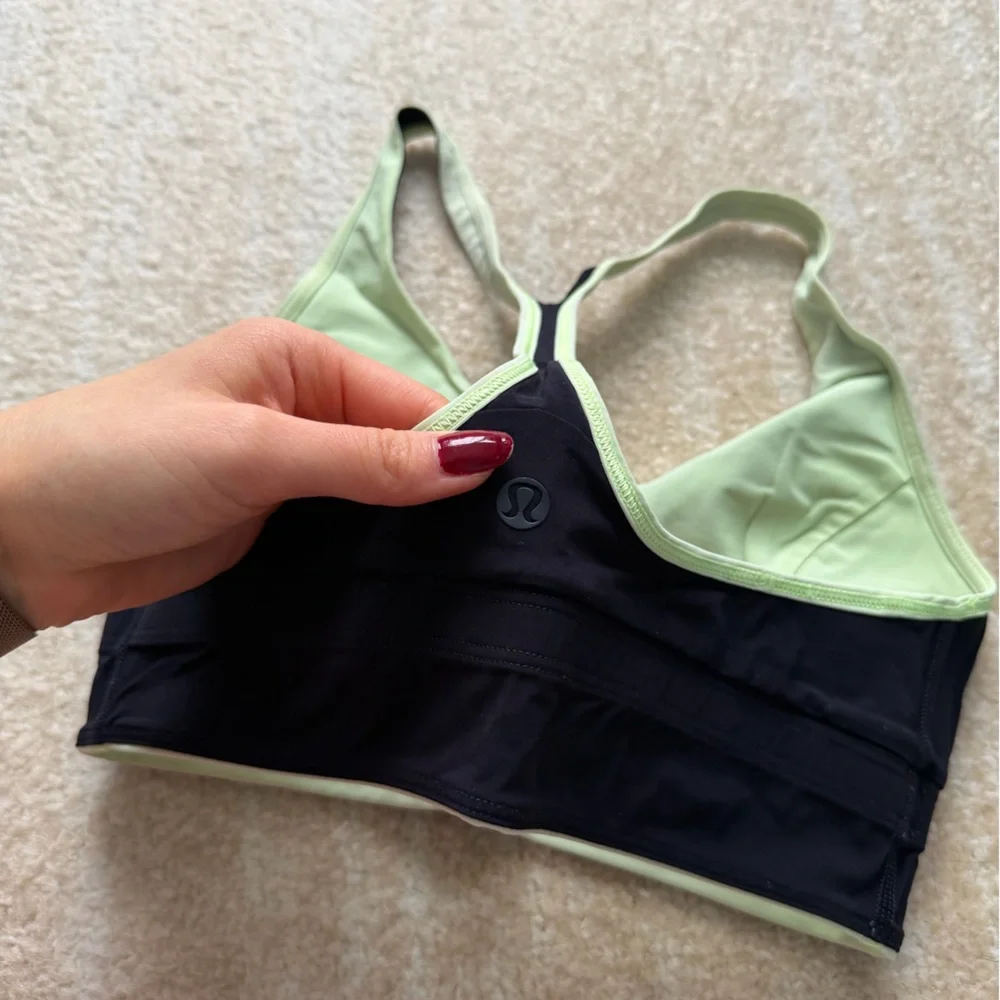 Women's Light Green Sports Bra